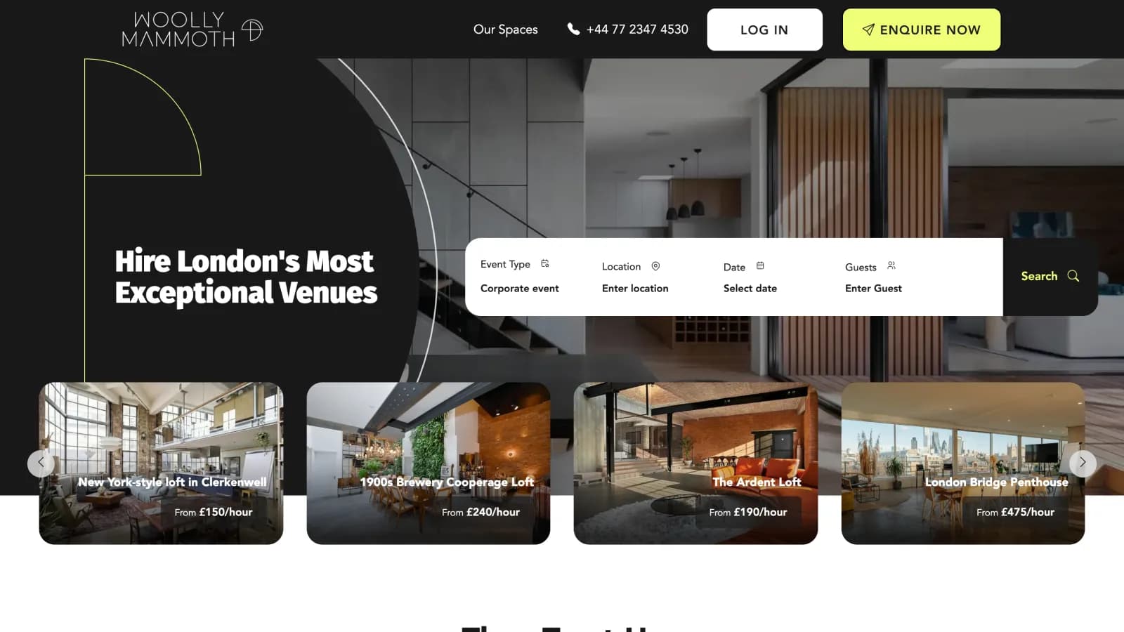 Woolly Mammoth — Venue Marketplace